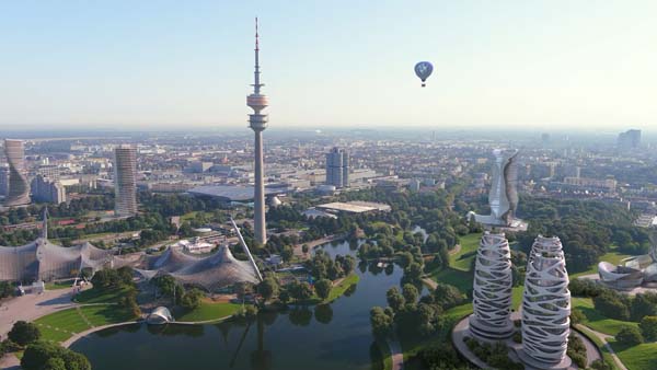 Architekturvisualisierung - München in naher Zukunft | Exterior | Kameratracking | Compositing