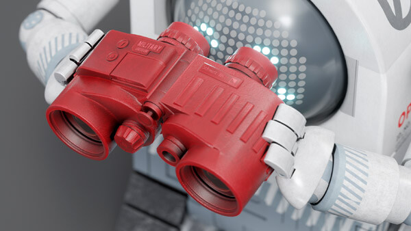 3D Charakter: Roboter | Modelling, Texturierung, Rigging, Morpherstellung, Beleuchtung & Rendering
