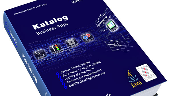 Produktvisualisierung: Business-Apps Katalog / Werbung / Print | Coverdesign | Modelling & Rendering